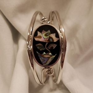 Vintage silver bracelet-Alpaca Mexico